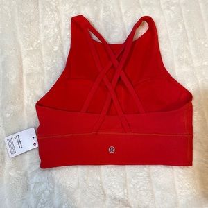 Lululemon Energy Bra High Neck Long Line Rib Sz 6